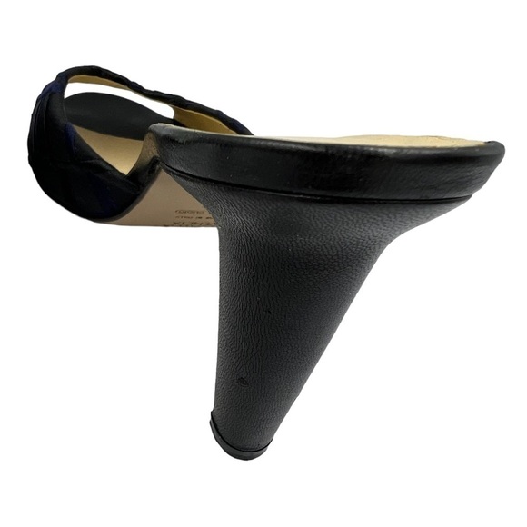 BOTTEGA VENETA Peep Toe Abstract Solid High Heel Sandals Black 7B - Picture 11 of 13